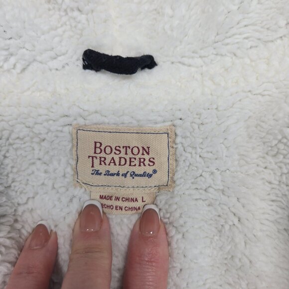 Boston Traders Men’s Plaid Hooded Flannel Jacket with Sherpa Lining - Picture 13 of 16